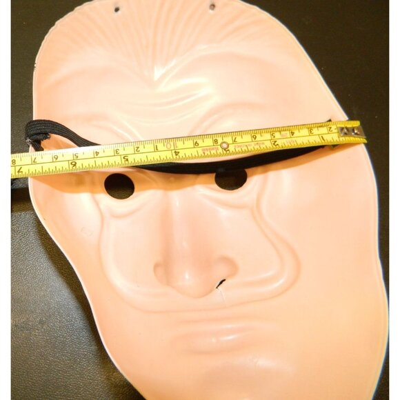 Salvador Dali Style Plastic Face Masks Costume Cosplay Money Heist Set Of 4 - Picture 6 of 10